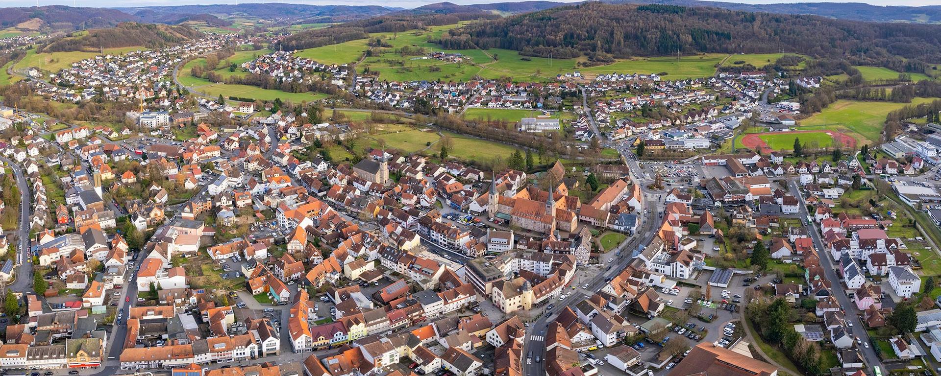 Panoramabild Schlüchtern in Hessen