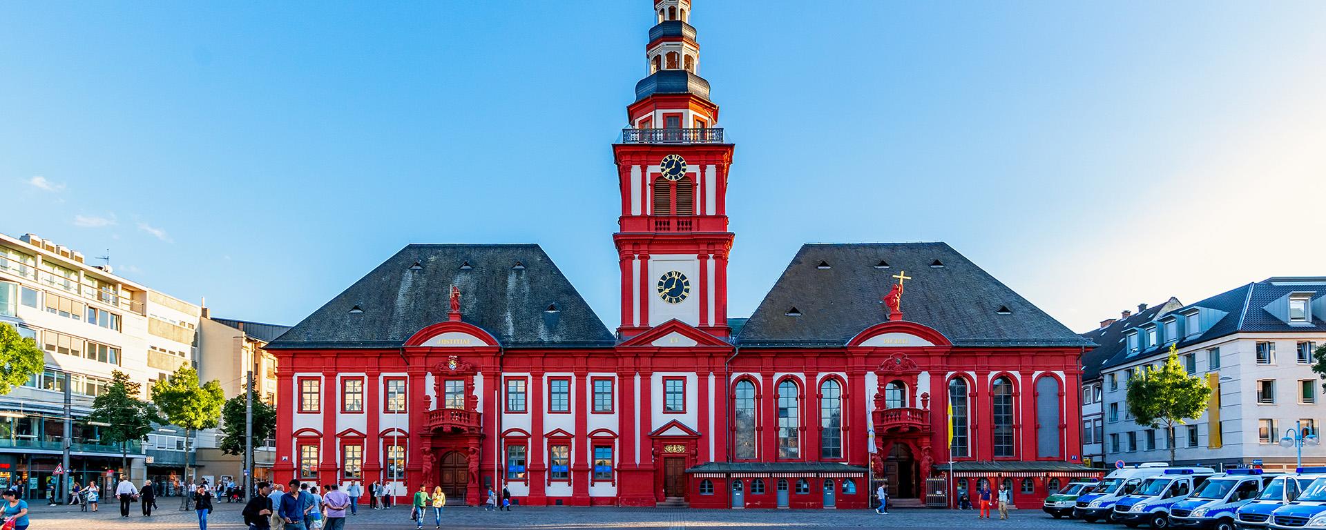 Marktplatz und Altes Rathaus, Mannheim